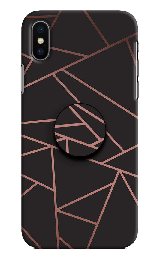 Geometric Pattern iPhone XS Pop Case by Casekaro