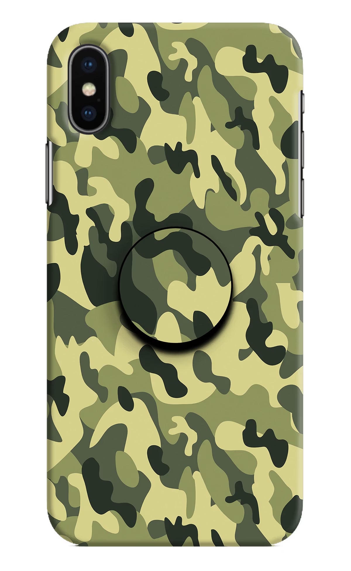 Camouflage iPhone XS Pop Case by Casekaro