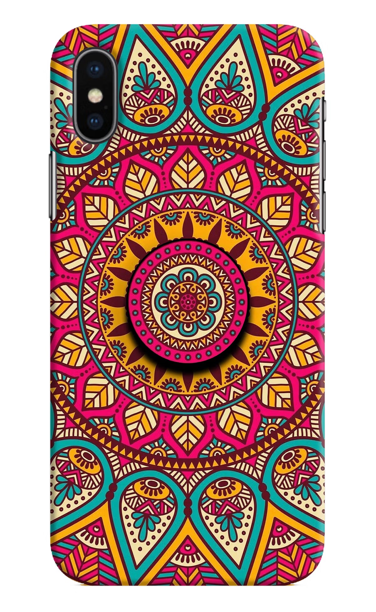 Mandala iPhone XS Pop Case by Casekaro