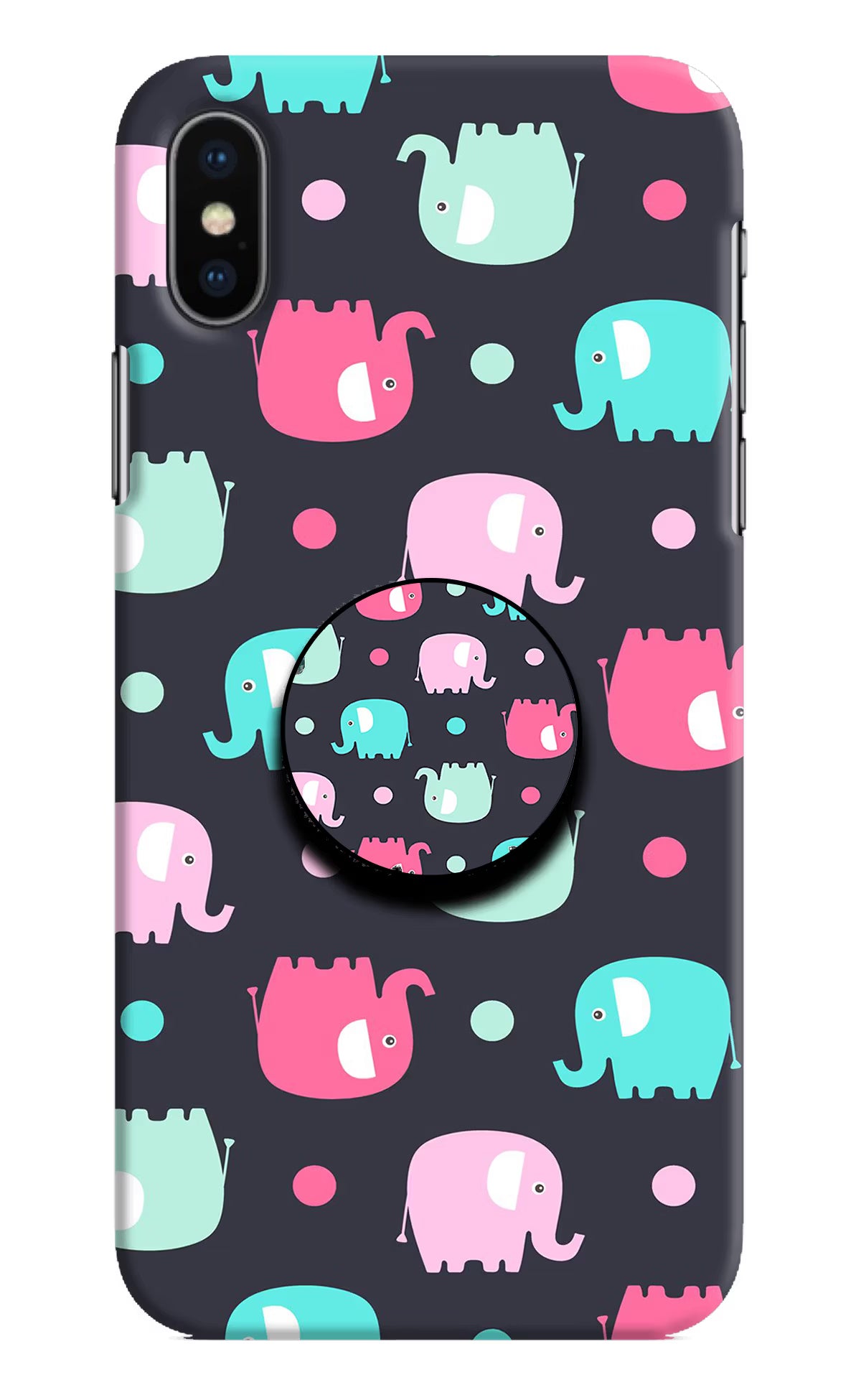 Baby Elephants iPhone XS Pop Case by Casekaro