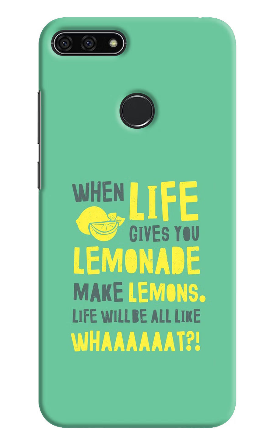 Quote Honor 7A Back Cover, Hard case