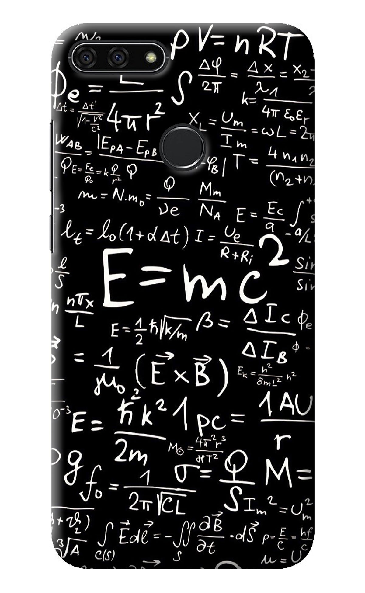 Physics Albert Einstein Formula Honor 7A Back Cover