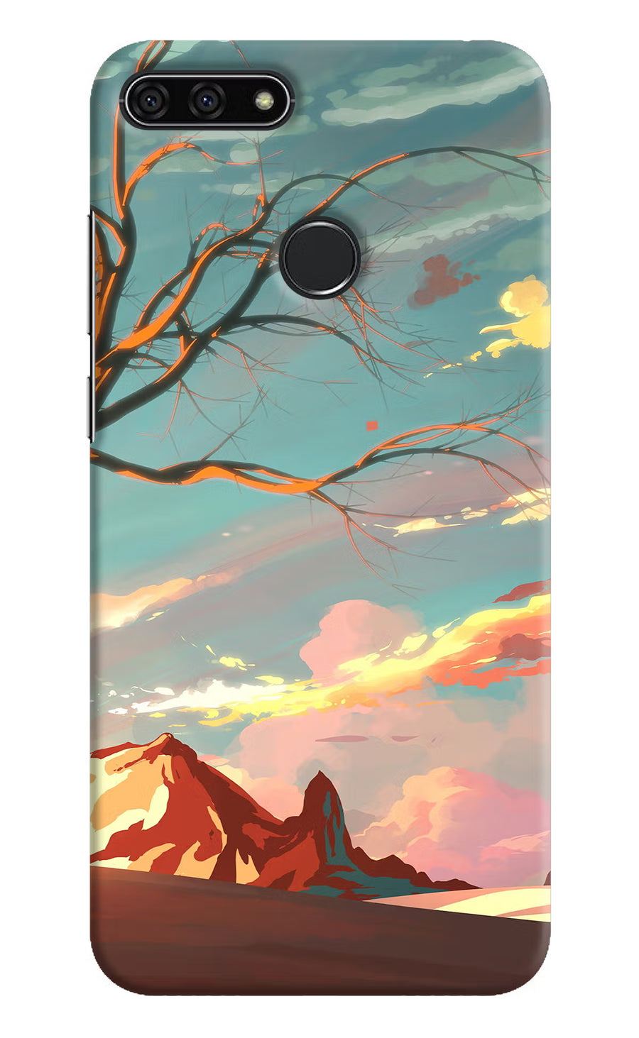 Scenery Honor 7A Back Cover, Hard case