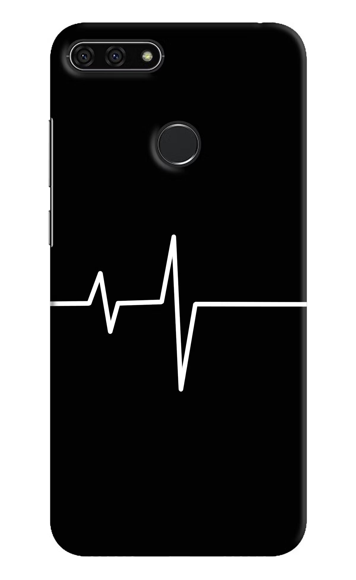 Heart Beats Honor 7A Hard Case Back Cover by Casekaro