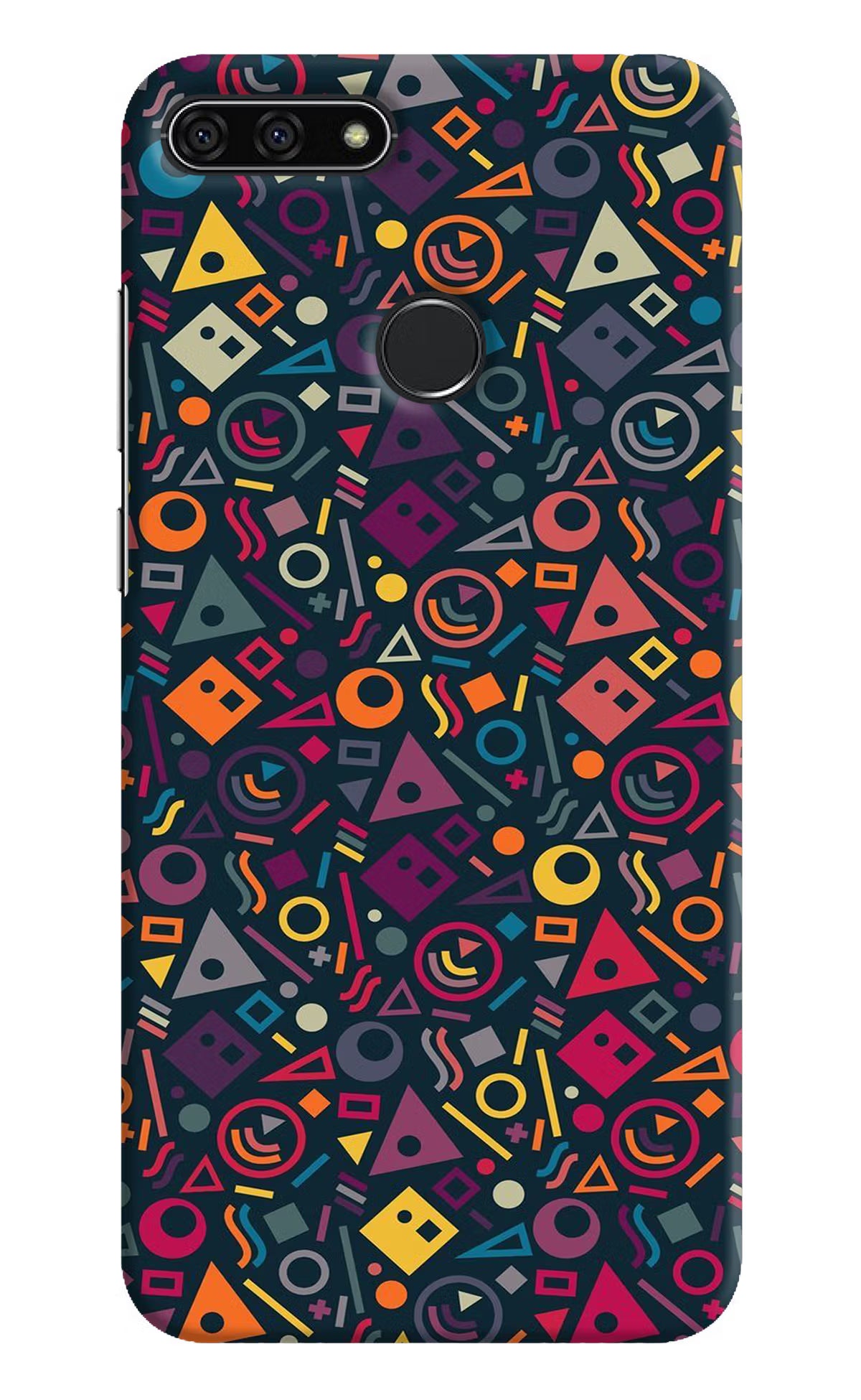 Geometric Abstract Honor 7A Hard Case Back Cover by Casekaro