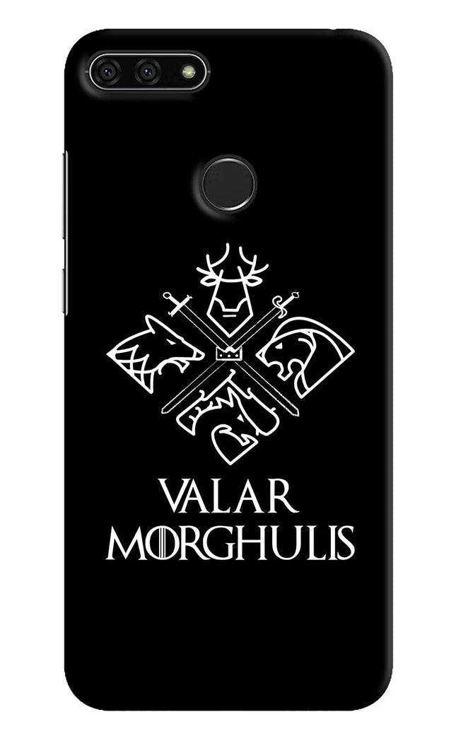 Valar Morghulis | Game Of Thrones Honor 7A Hard Case Back Cover by Casekaro
