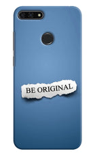 Be Original Honor 7A Hard Case Back Cover by Casekaro