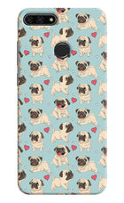 Pug Dog Honor 7A Hard Case Back Cover by Casekaro