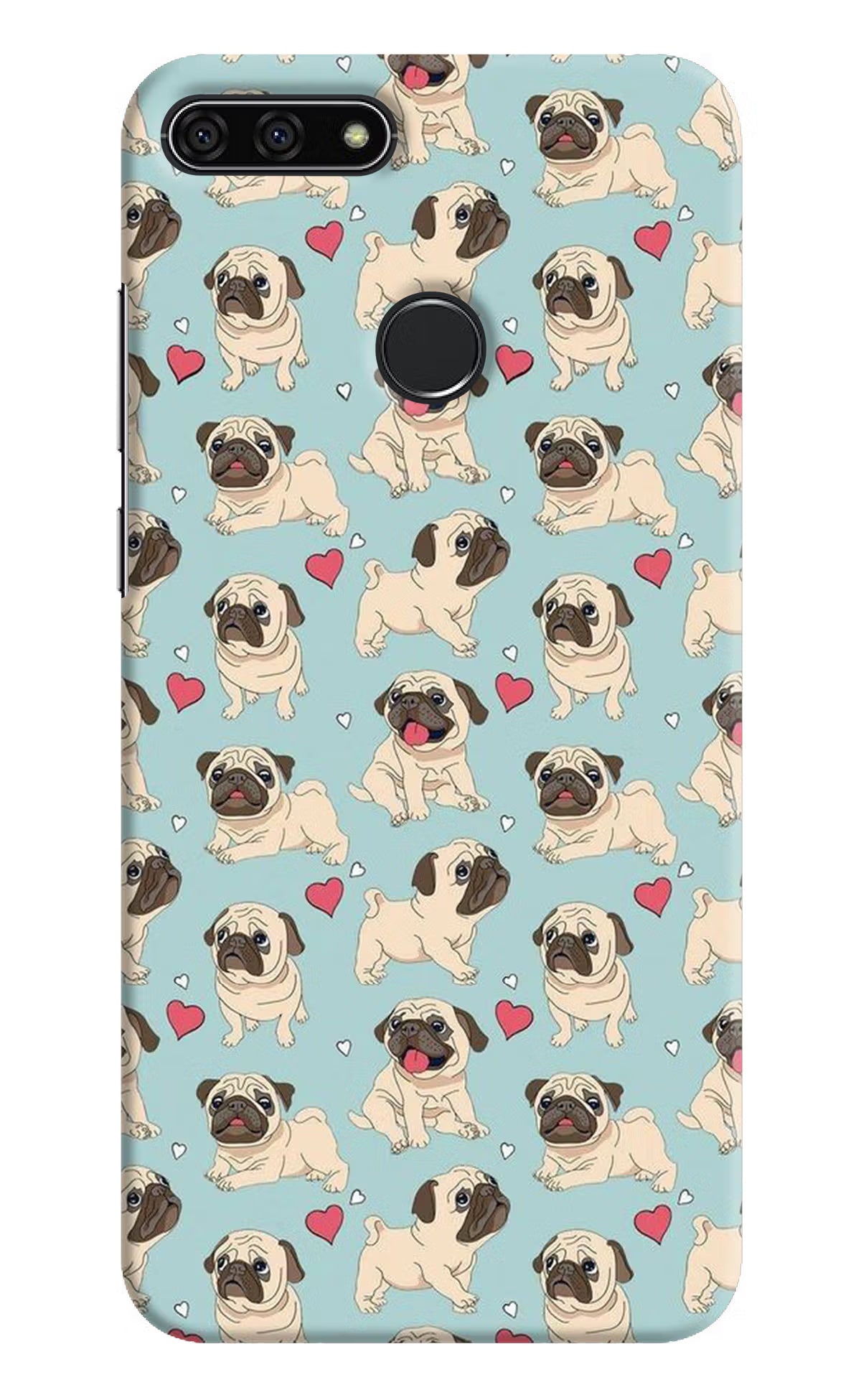 Pug Dog Honor 7A Hard Case Back Cover by Casekaro