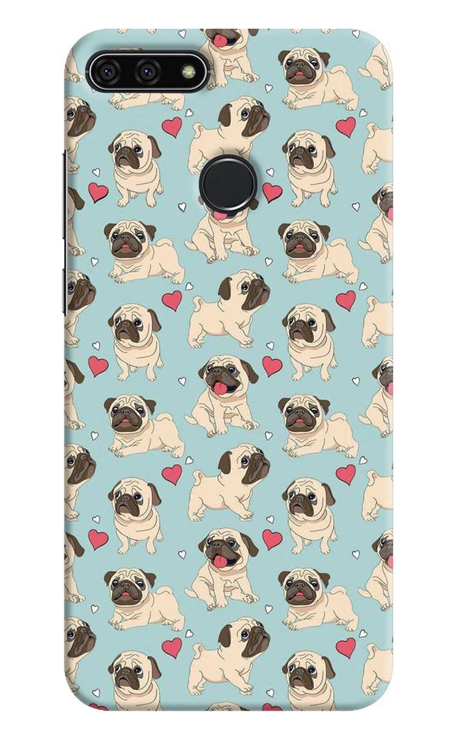 Pug Dog Honor 7A Hard Case Back Cover by Casekaro