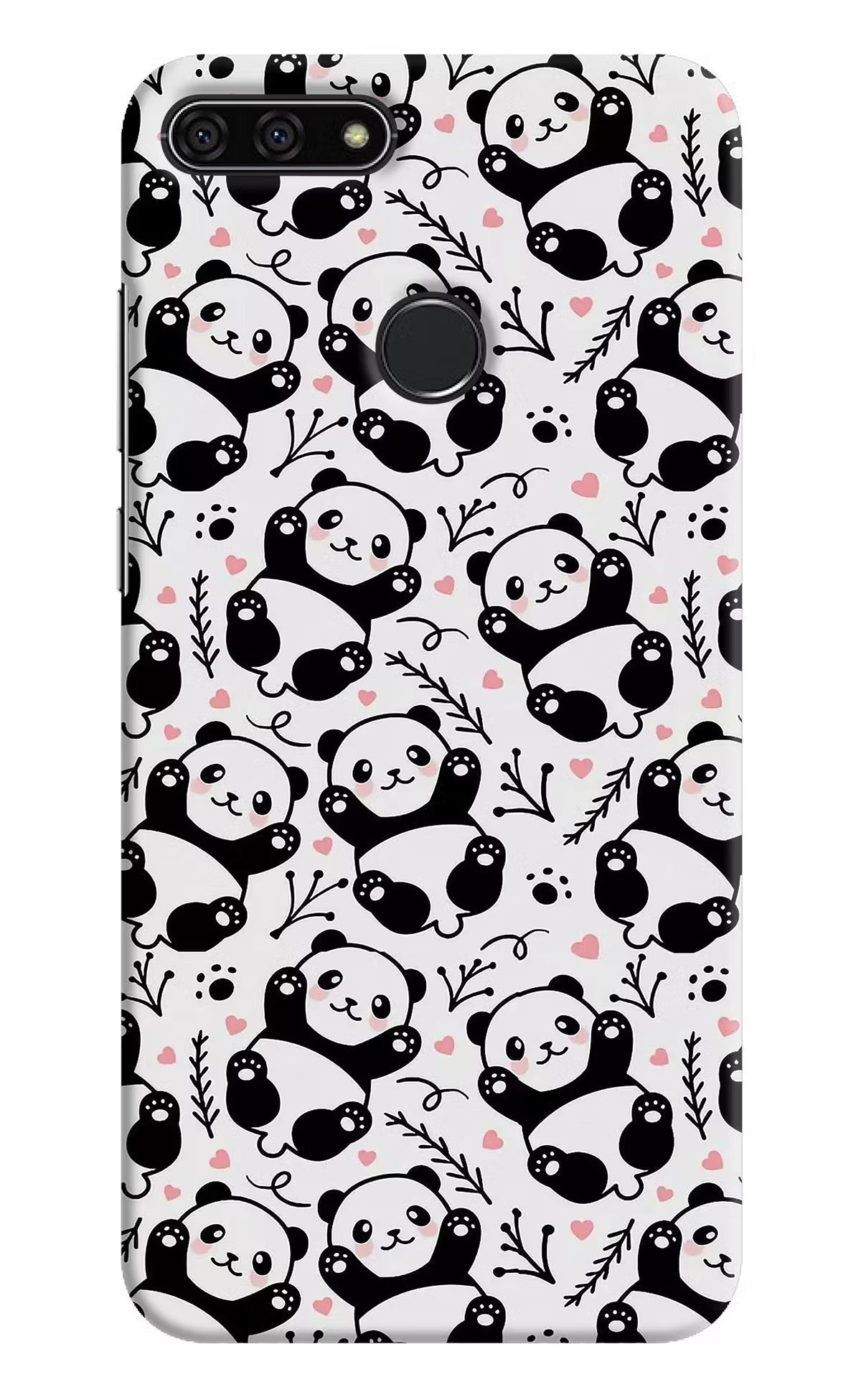 Cute Panda Honor 7A Hard Case Back Cover by Casekaro