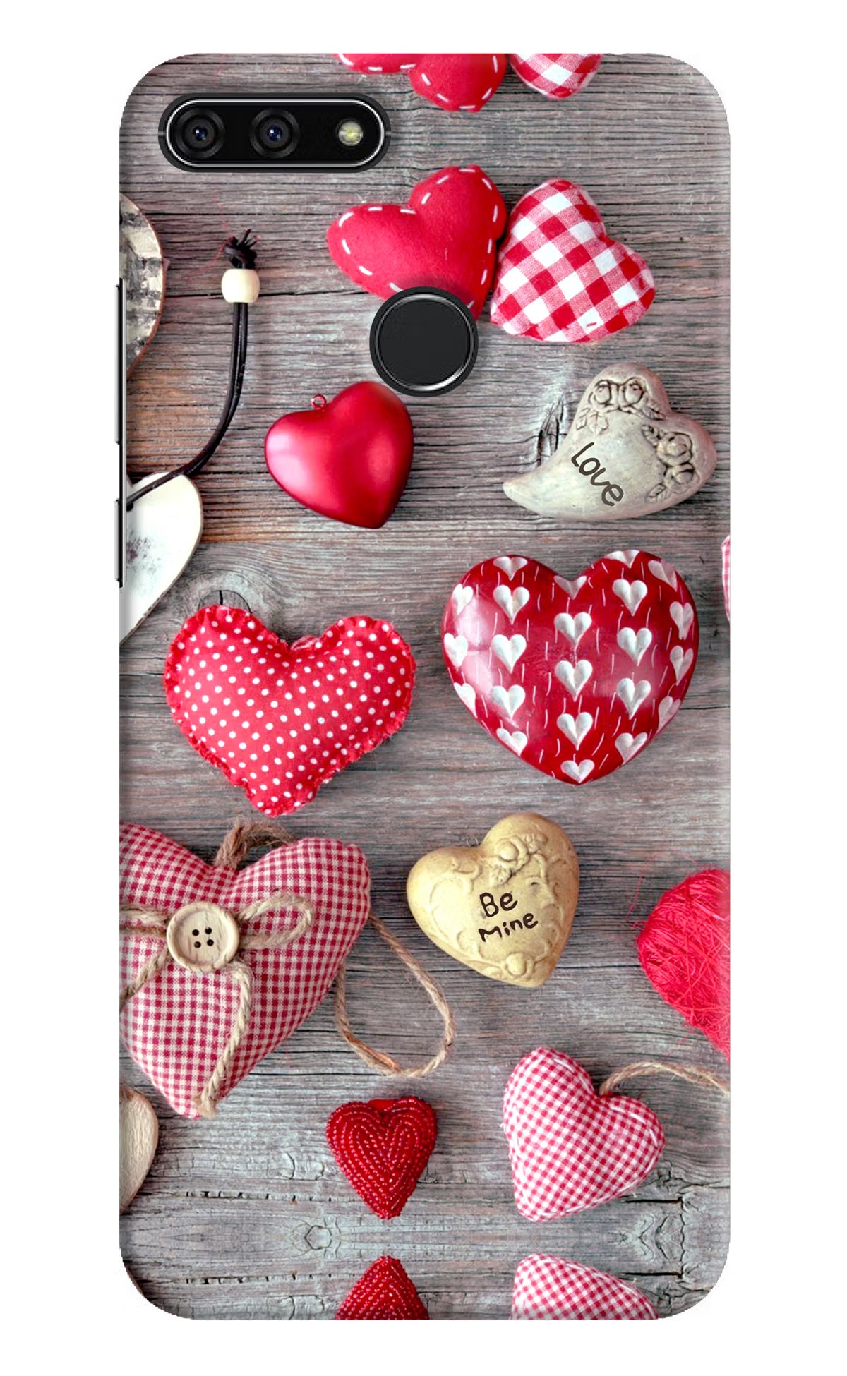 Love Wallpaper Honor 7A Hard Case Back Cover by Casekaro