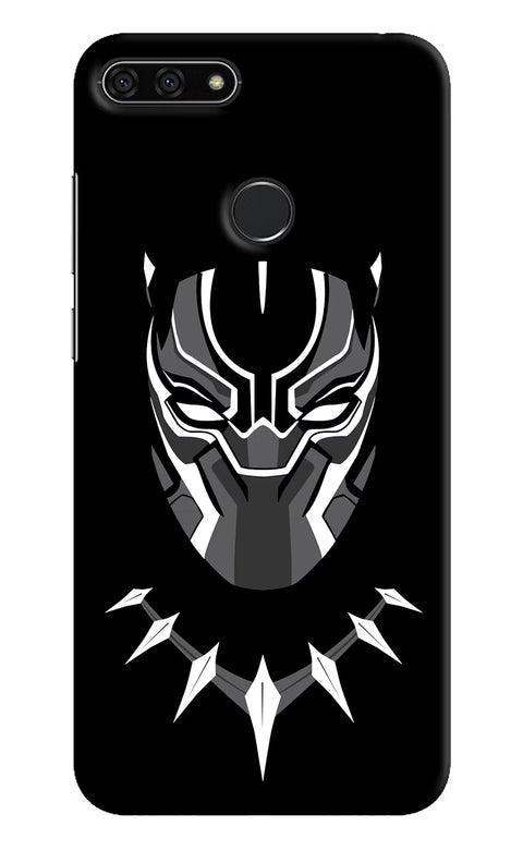 Black Panther Honor 7A Back Cover