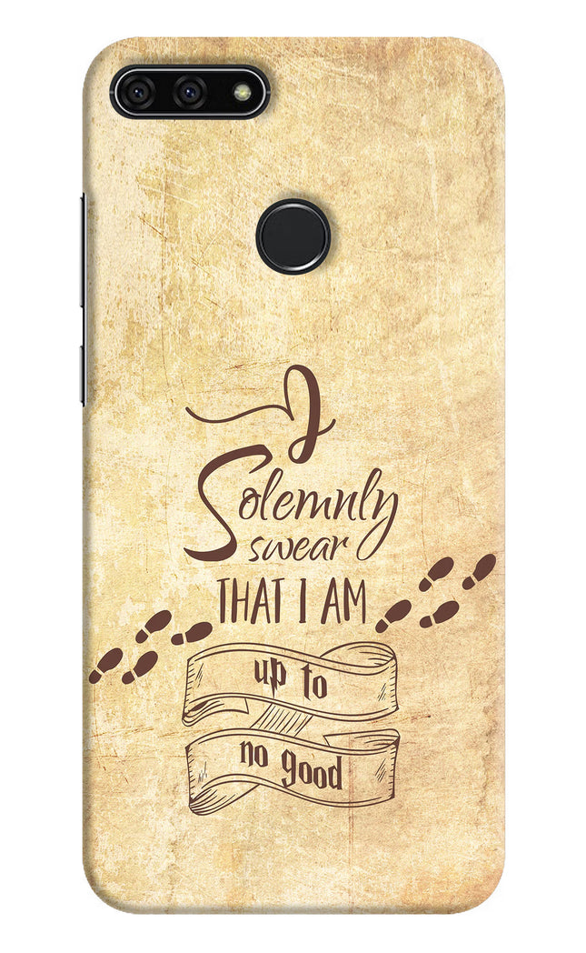 I Solemnly swear that i up to no good Honor 7A Hard Case Back Cover by Casekaro