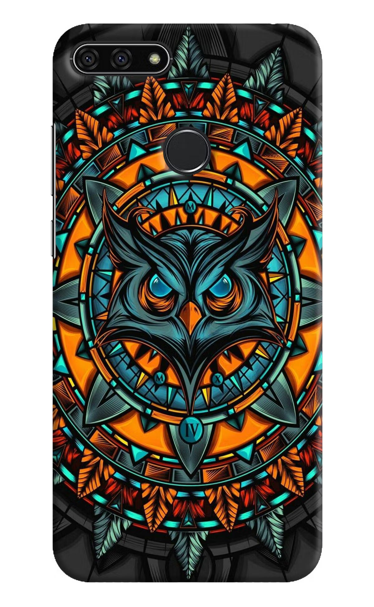 Angry Owl Art Honor 7A Hard Case Back Cover by Casekaro