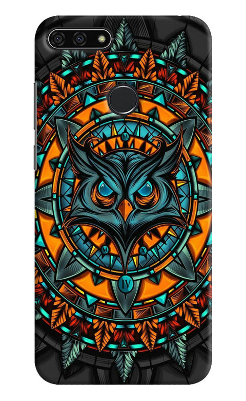 Angry Owl Art Honor 7A Back Cover