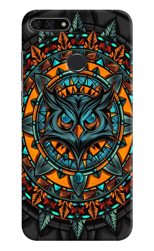 Angry Owl Art Honor 7A Hard Case Back Cover by Casekaro