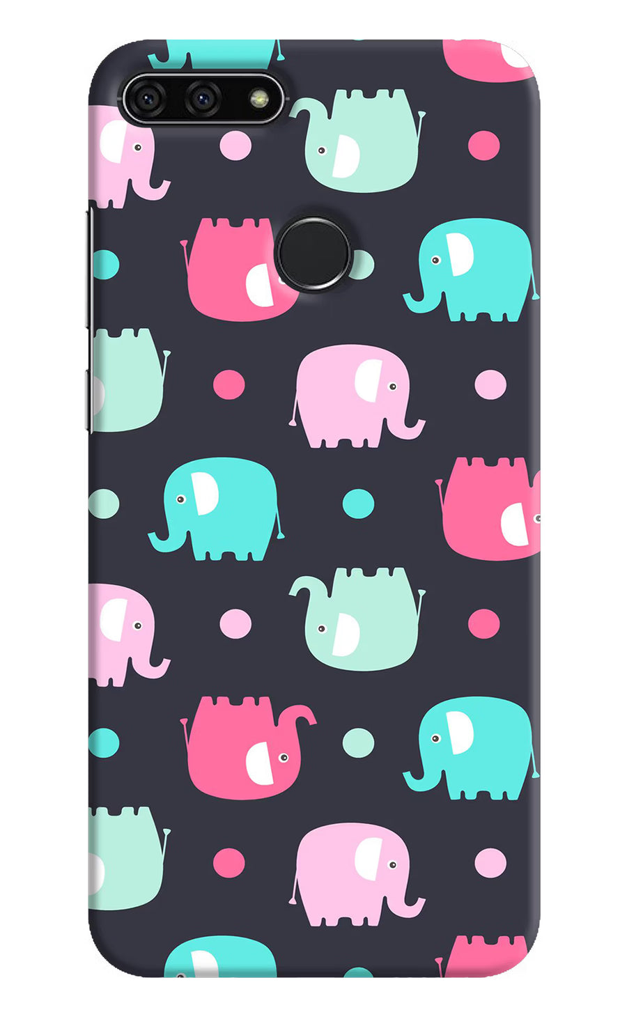 Elephants Honor 7A Back Cover, Hard case