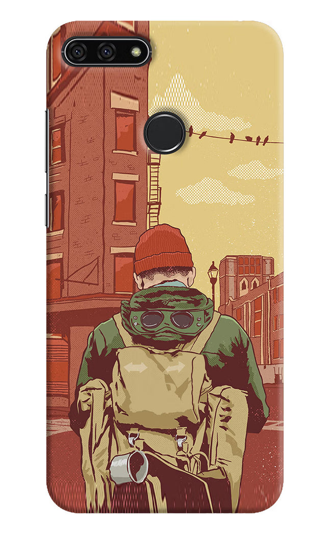 Adventurous Honor 7A Hard Case Back Cover by Casekaro