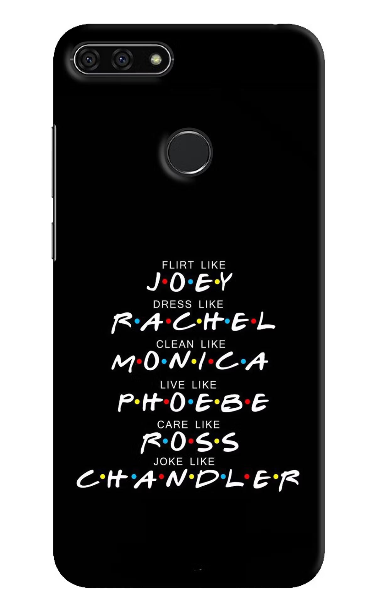 FRIENDS Character Honor 7A Hard Case Back Cover by Casekaro