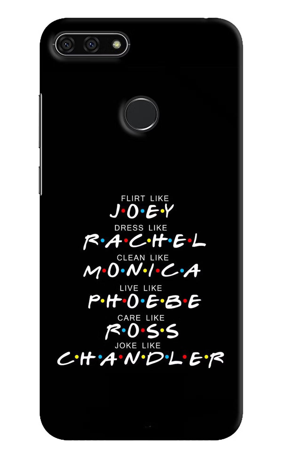 FRIENDS Character Honor 7A Back Cover, Hard case