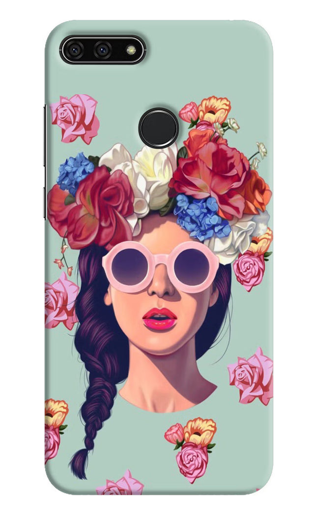 Pretty Girl Honor 7A Hard Case Back Cover by Casekaro