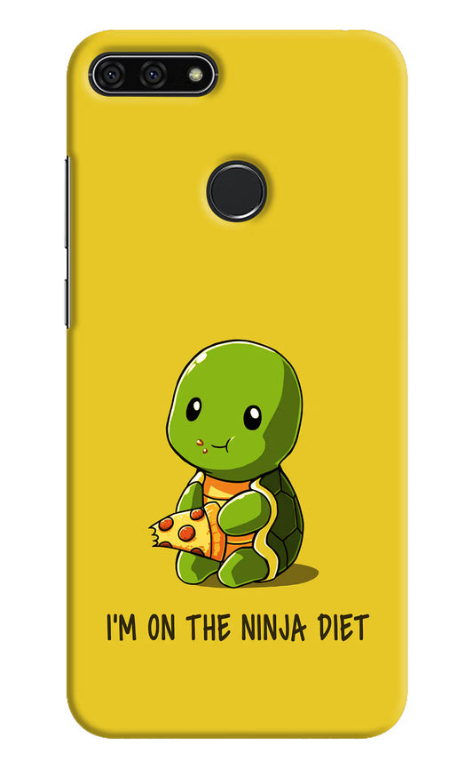 I'm on Ninja Diet Honor 7A Hard Case Back Cover by Casekaro