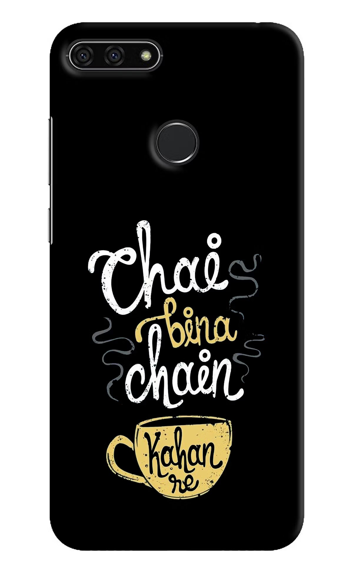 Chai Bina Chain Kaha Re Honor 7A Hard Case Back Cover by Casekaro