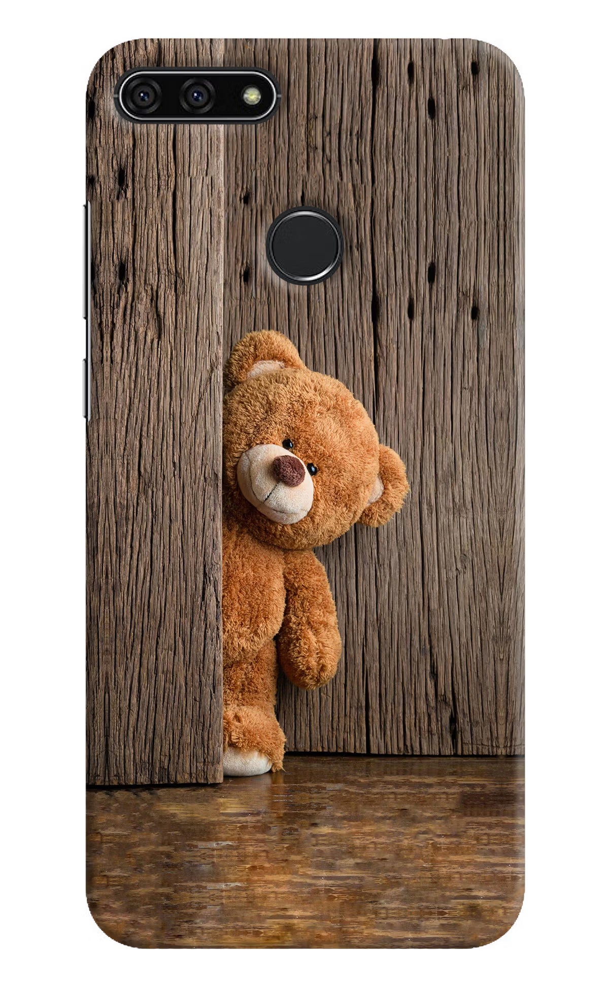 Teddy Wooden Honor 7A Hard Case Back Cover by Casekaro