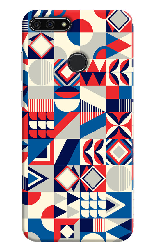 Colorful Pattern Honor 7A Hard Case Back Cover by Casekaro