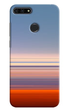 Morning Colors Honor 7A Hard Case Back Cover by Casekaro