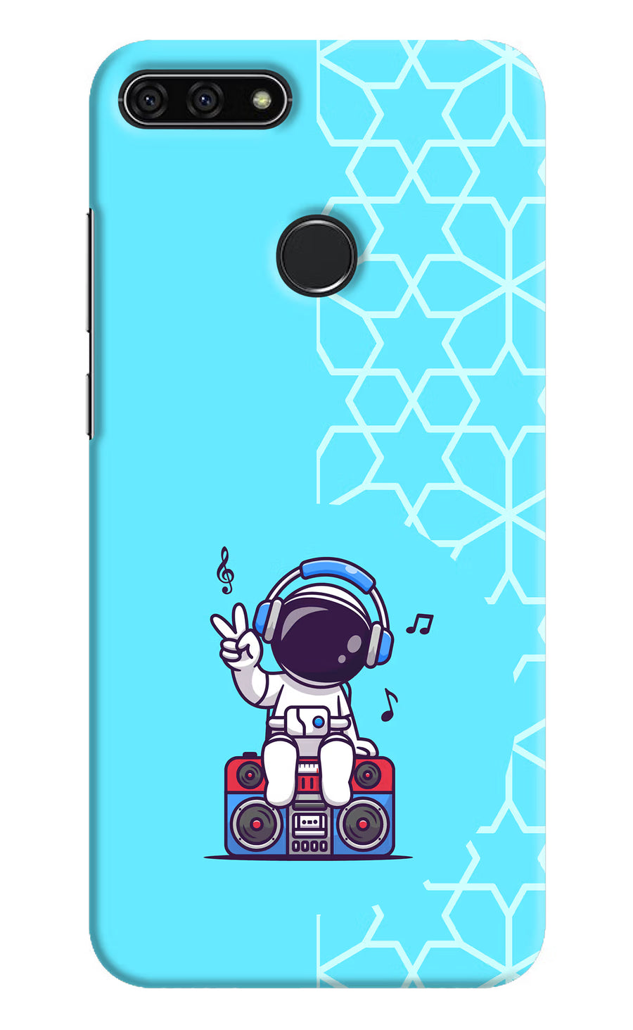 Cute Astronaut Chilling Honor 7A Back Cover, Hard case