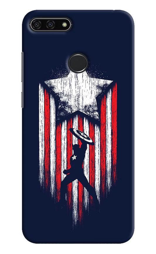 Captain America Marvel Art Honor 7A Hard Case Back Cover by Casekaro
