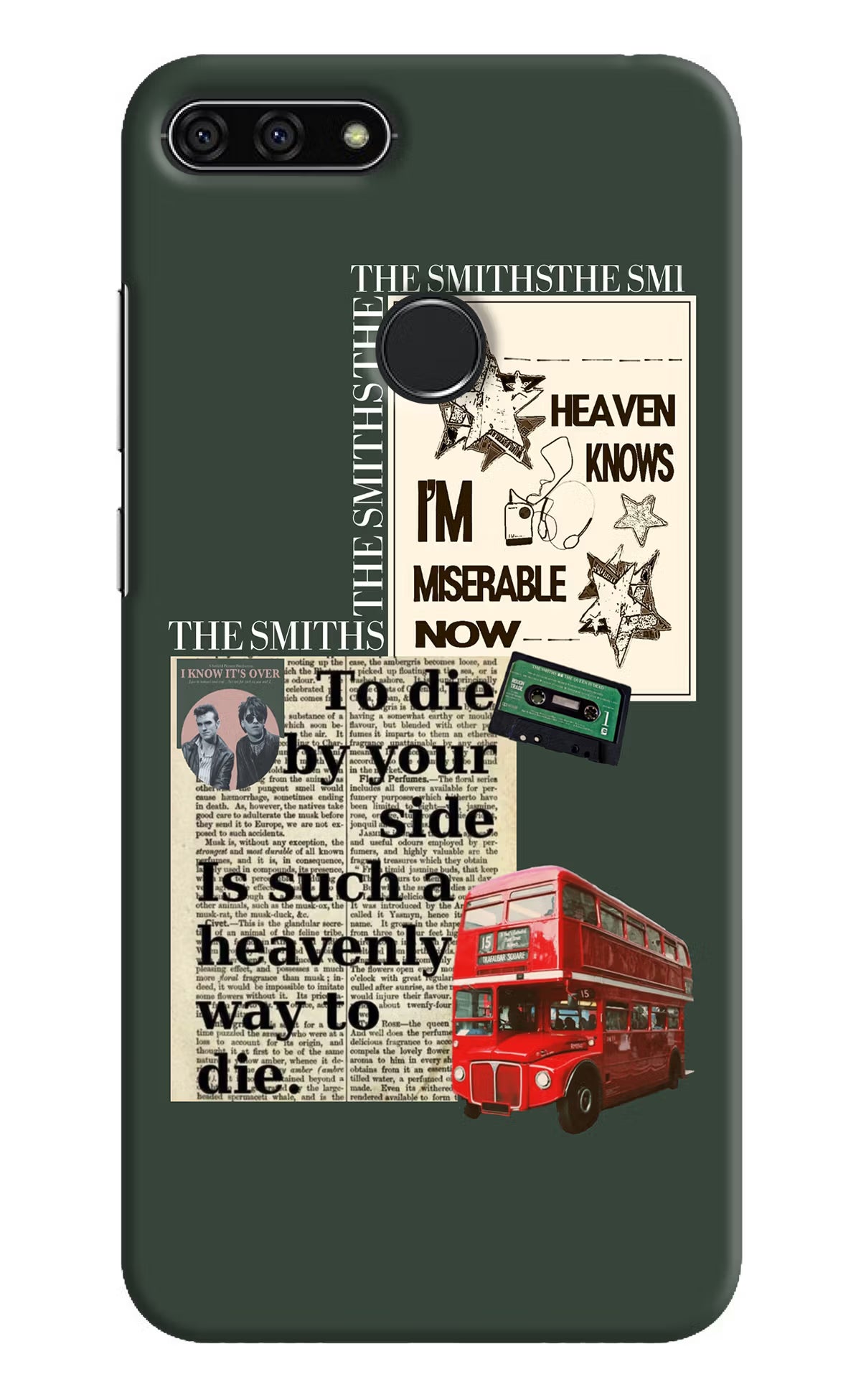 The Smiths Honor 7A Hard Case Back Cover by Casekaro