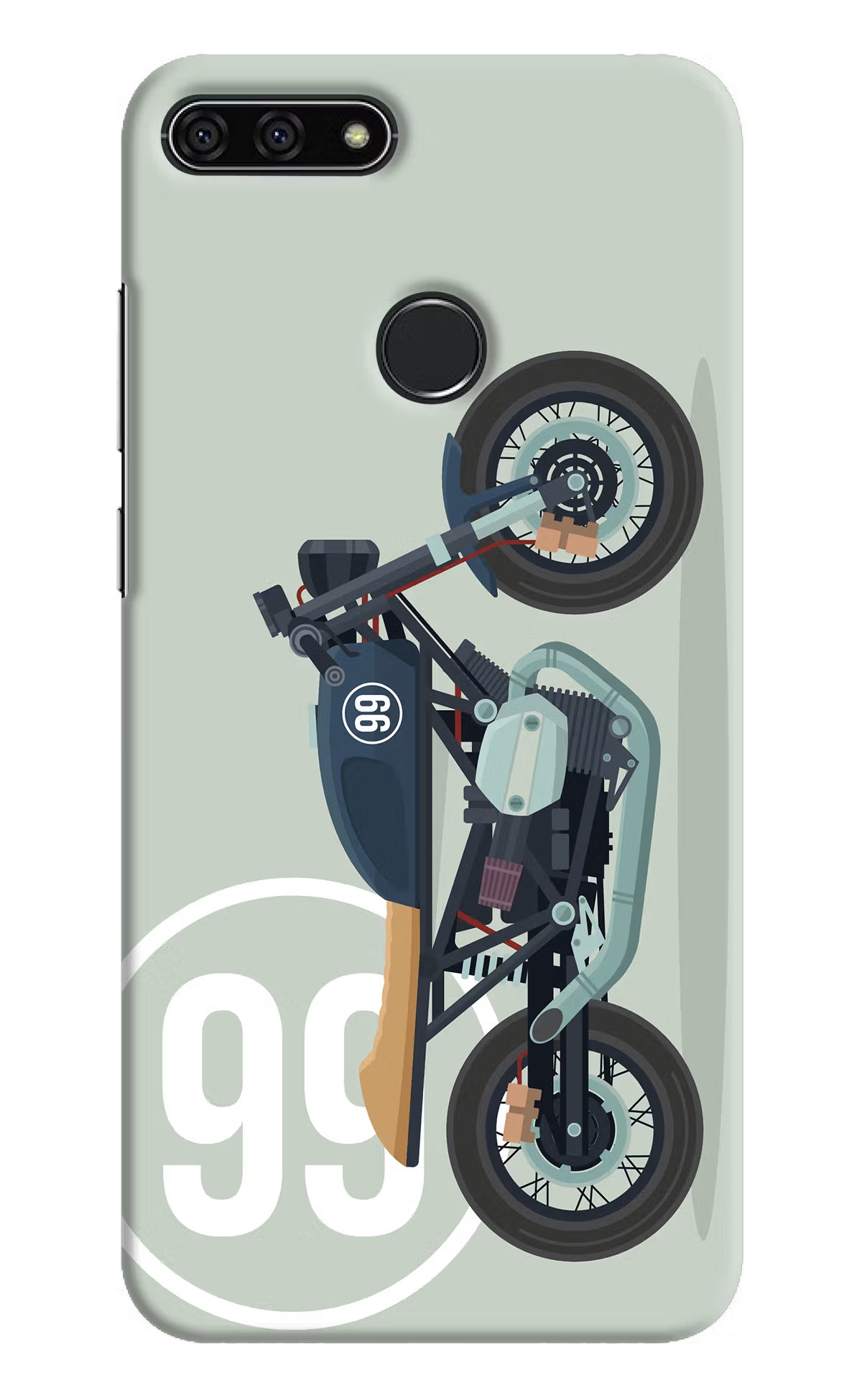Classic Cafe Racer 99 Honor 7A Hard Case Back Cover by Casekaro