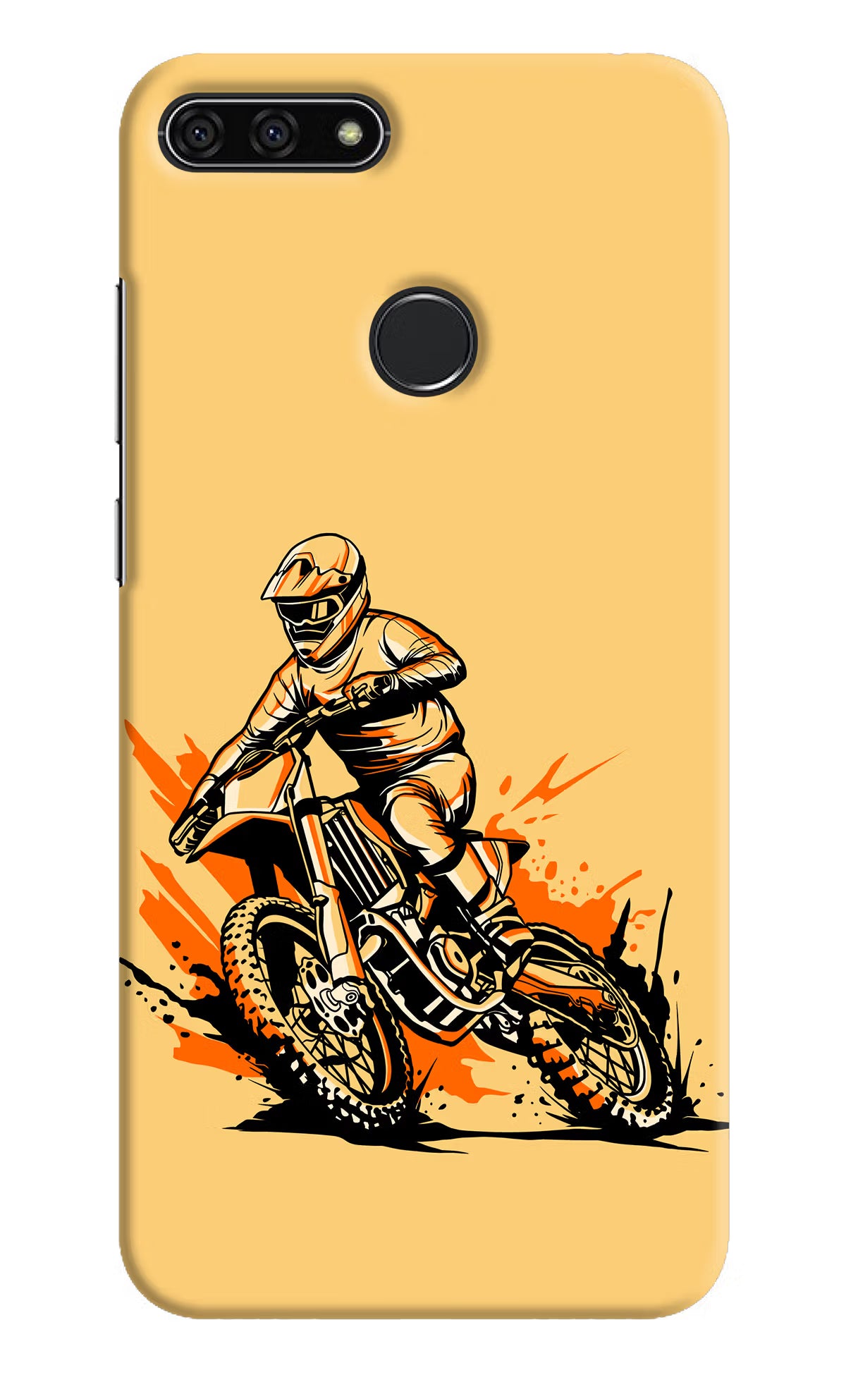 Off-Road Fury Honor 7A Hard Case Back Cover by Casekaro