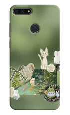Aesthetic anime Honor 7A Hard Case Back Cover by Casekaro