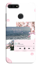 Wave to earth Honor 7A Hard Case Back Cover by Casekaro