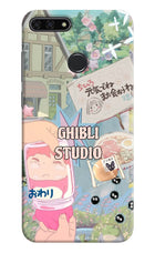 Studio Ghibli Honor 7A Hard Case Back Cover by Casekaro