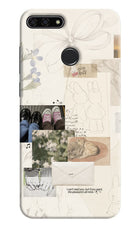 Soft Aesthetic Honor 7A Hard Case Back Cover by Casekaro