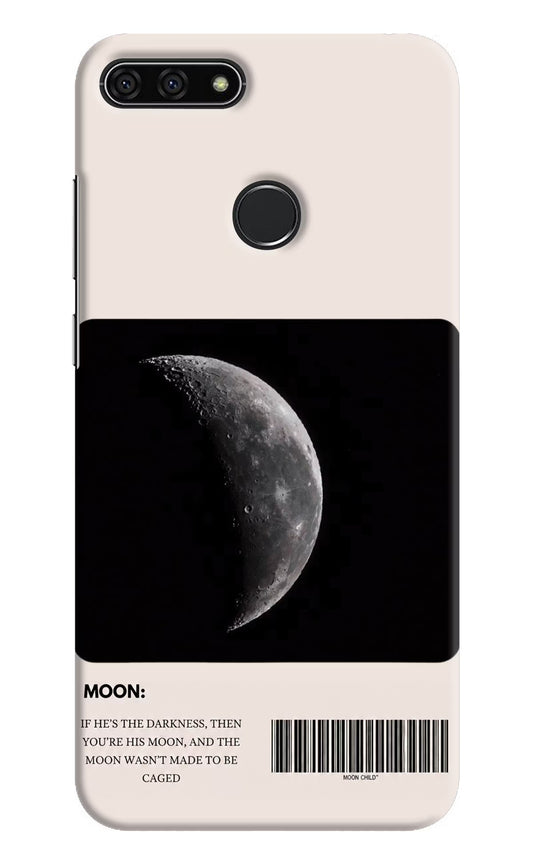 Moon Phase Honor 7A Hard Case Back Cover by Casekaro