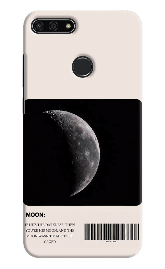 Moon Phase Honor 7A Hard Case Back Cover by Casekaro