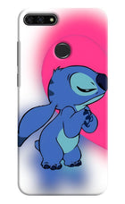 Stitch Hug Honor 7A Hard Case Back Cover by Casekaro