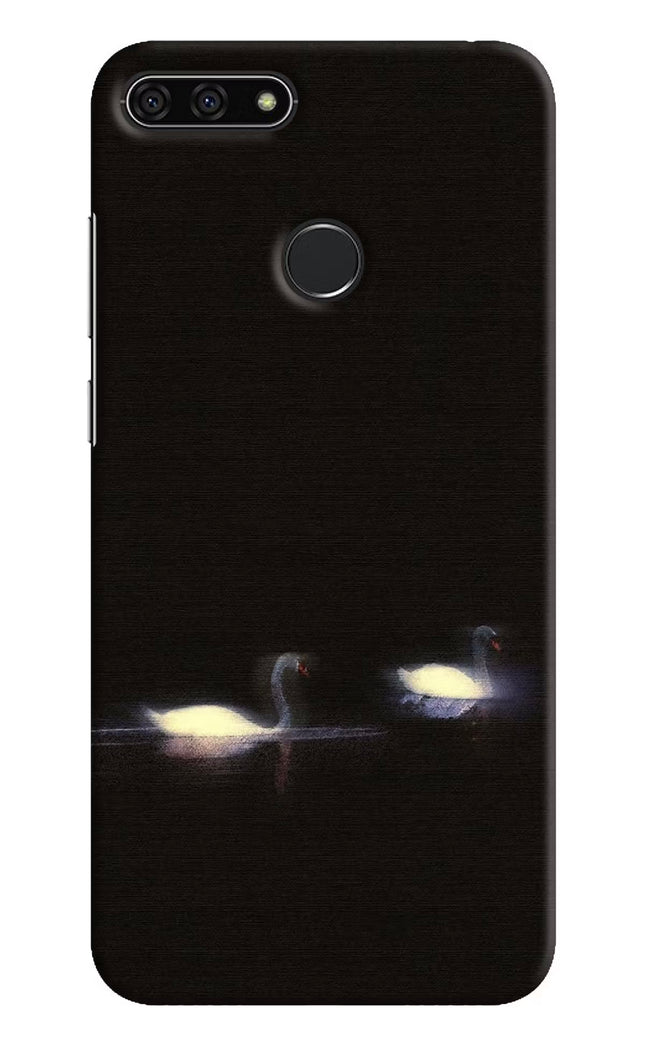 Silent Swans Honor 7A Hard Case Back Cover by Casekaro