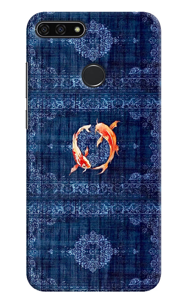 Koi Blue Honor 7A Hard Case Back Cover by Casekaro