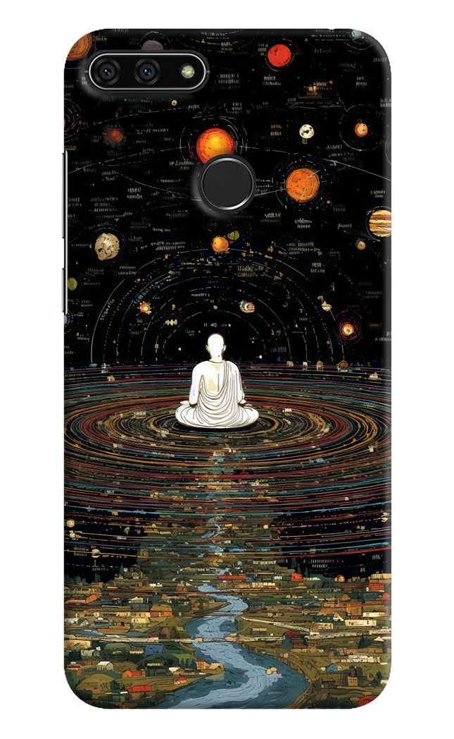 Space Monk Honor 7A Hard Case Back Cover by Casekaro