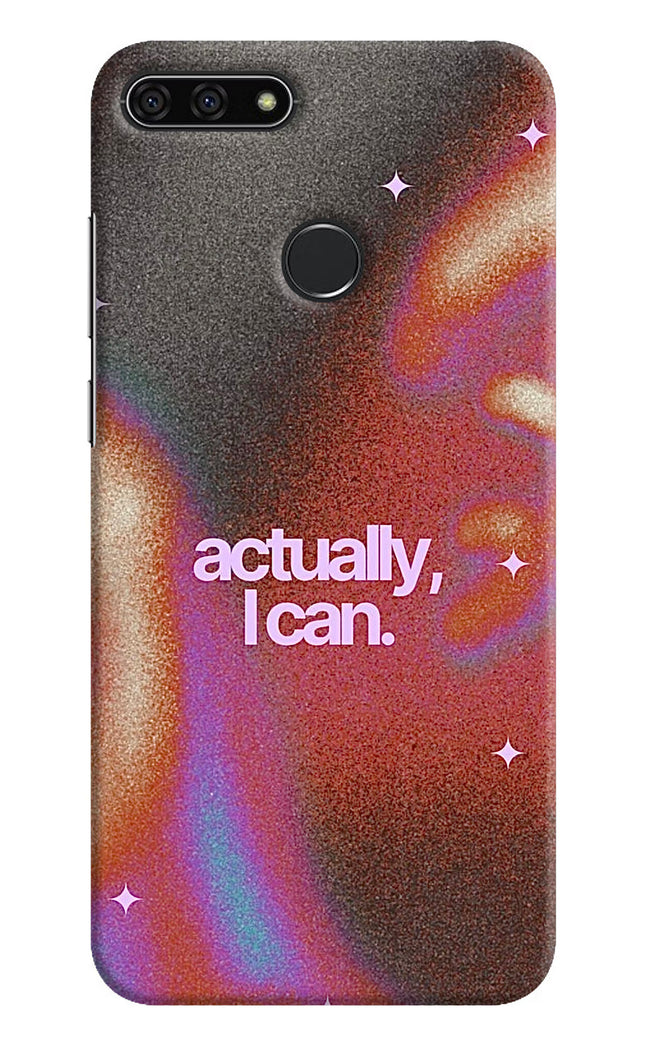 Pink Aura Honor 7A Hard Case Back Cover by Casekaro