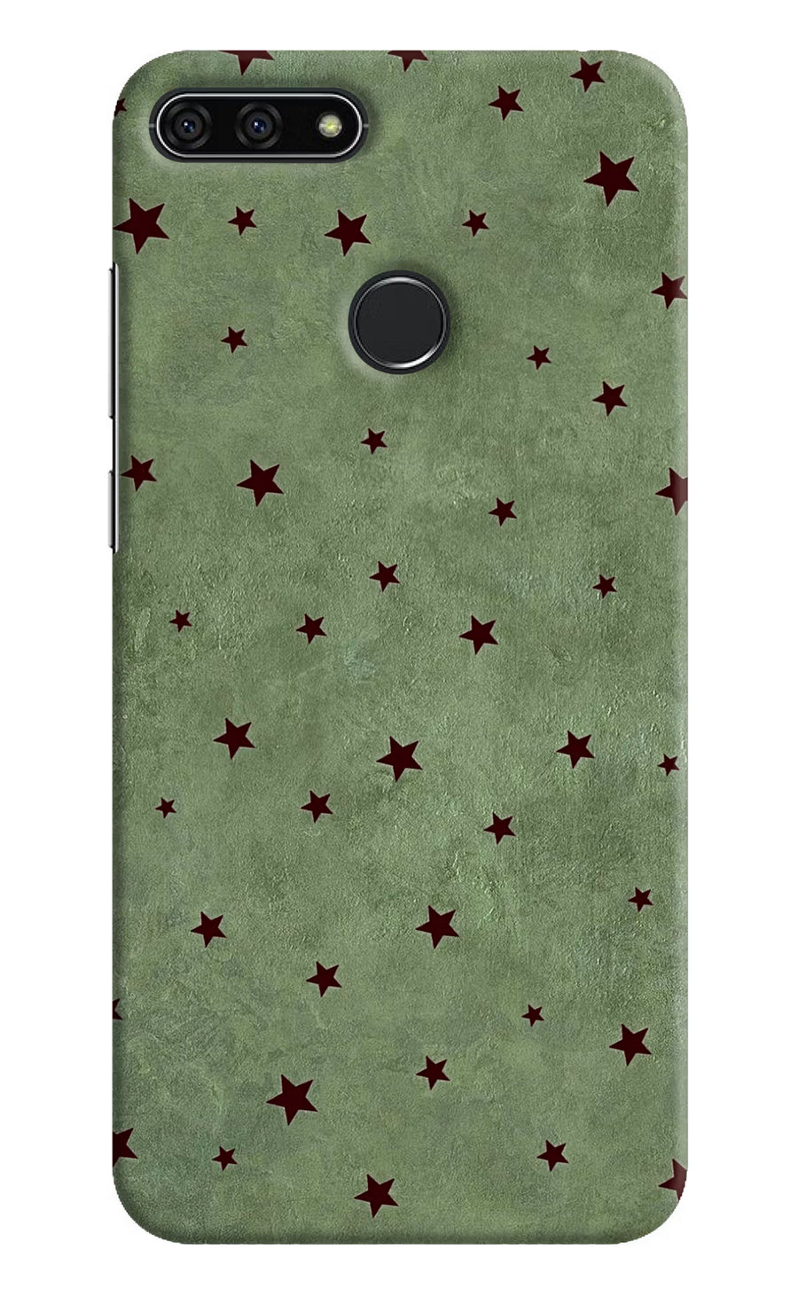 Green Stars Honor 7A Back Cover, Hard case