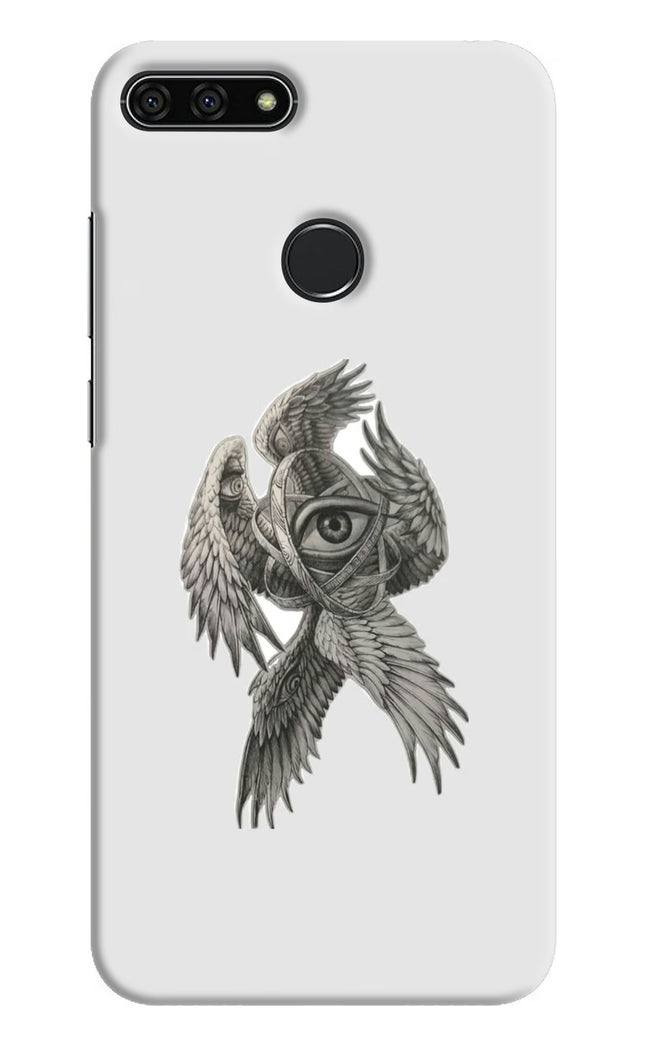 Accurate Angel Honor 7A Hard Case Back Cover by Casekaro