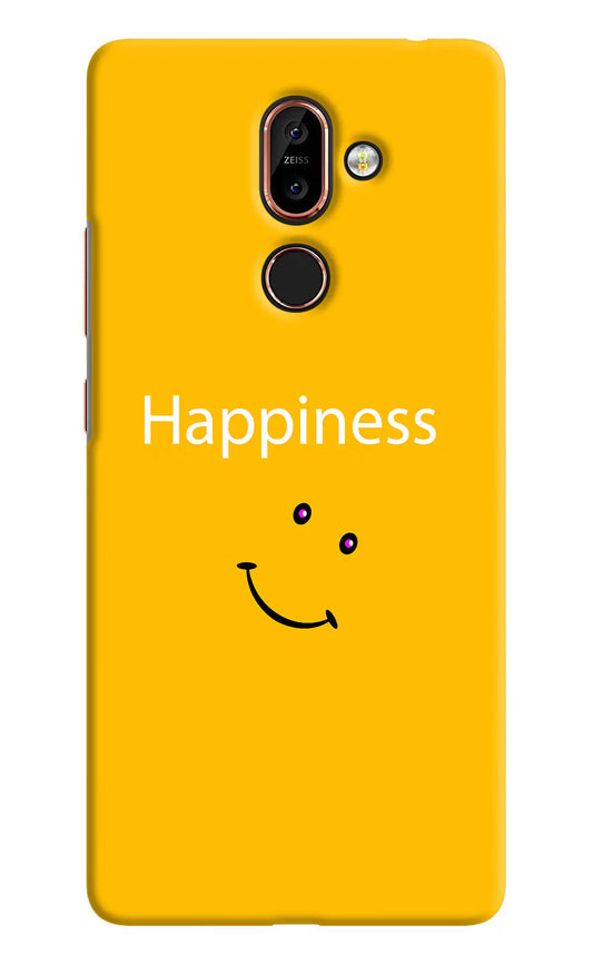 Happiness With Smiley Nokia 7 Plus Hard Case Back Cover by Casekaro